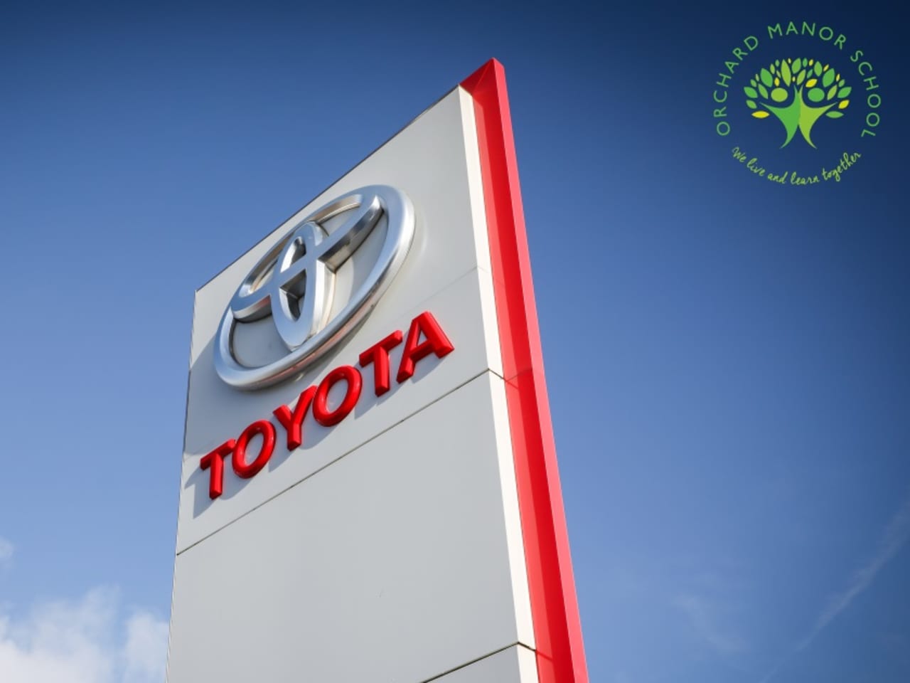 Snows Toyota provide £1,500 grant to Orchard Manor School