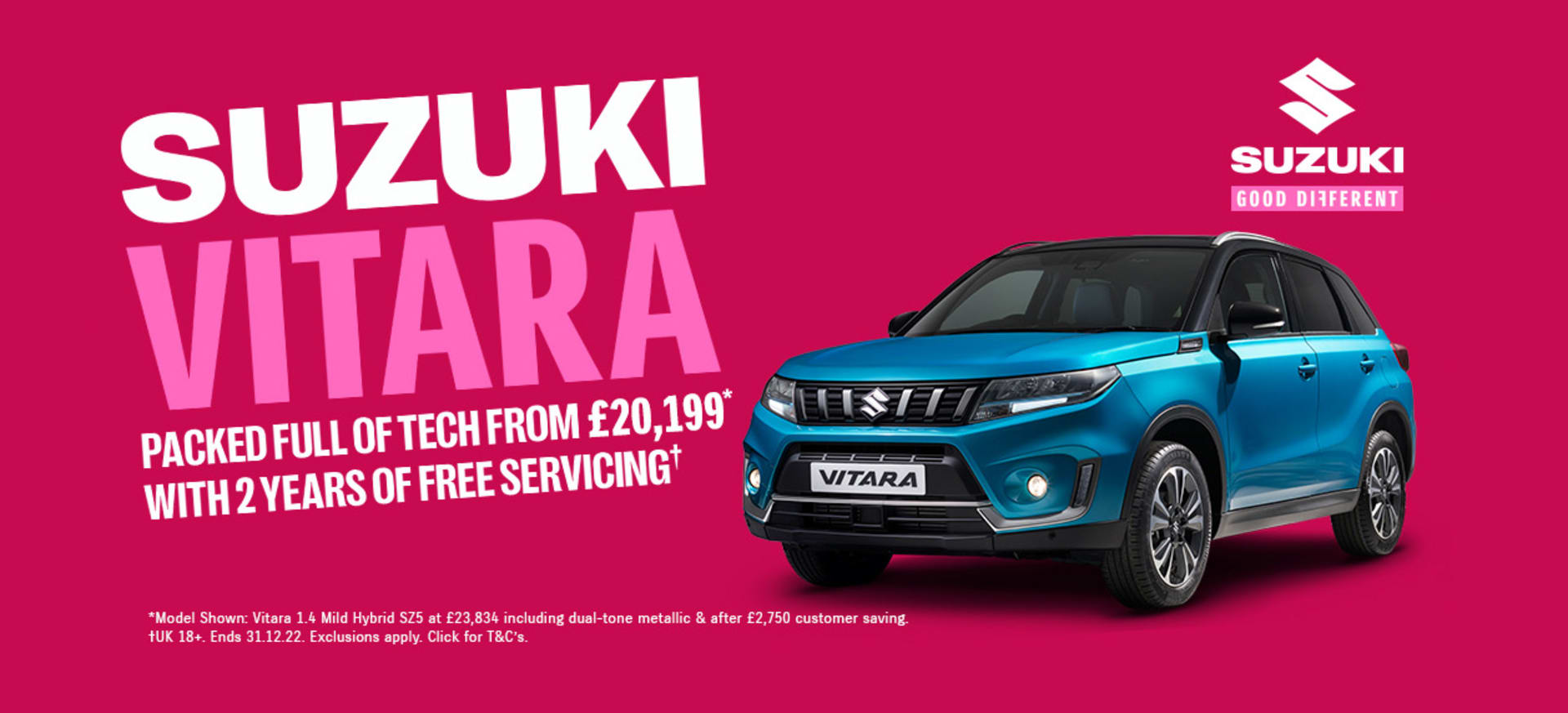 Suzuki Vitara 2 Years Free Servicing Offer