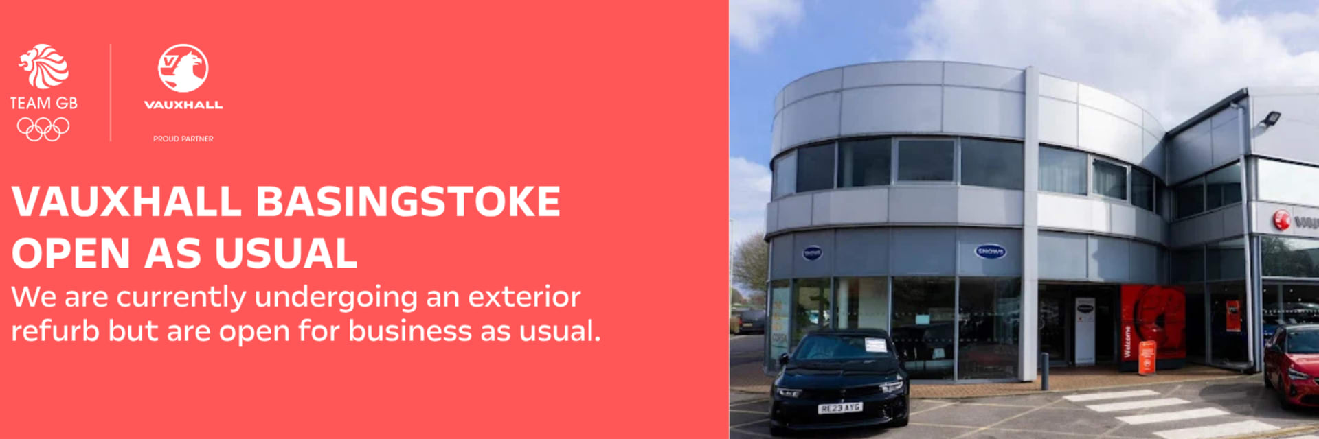 Vauxhall Basingstoke Refurb Open