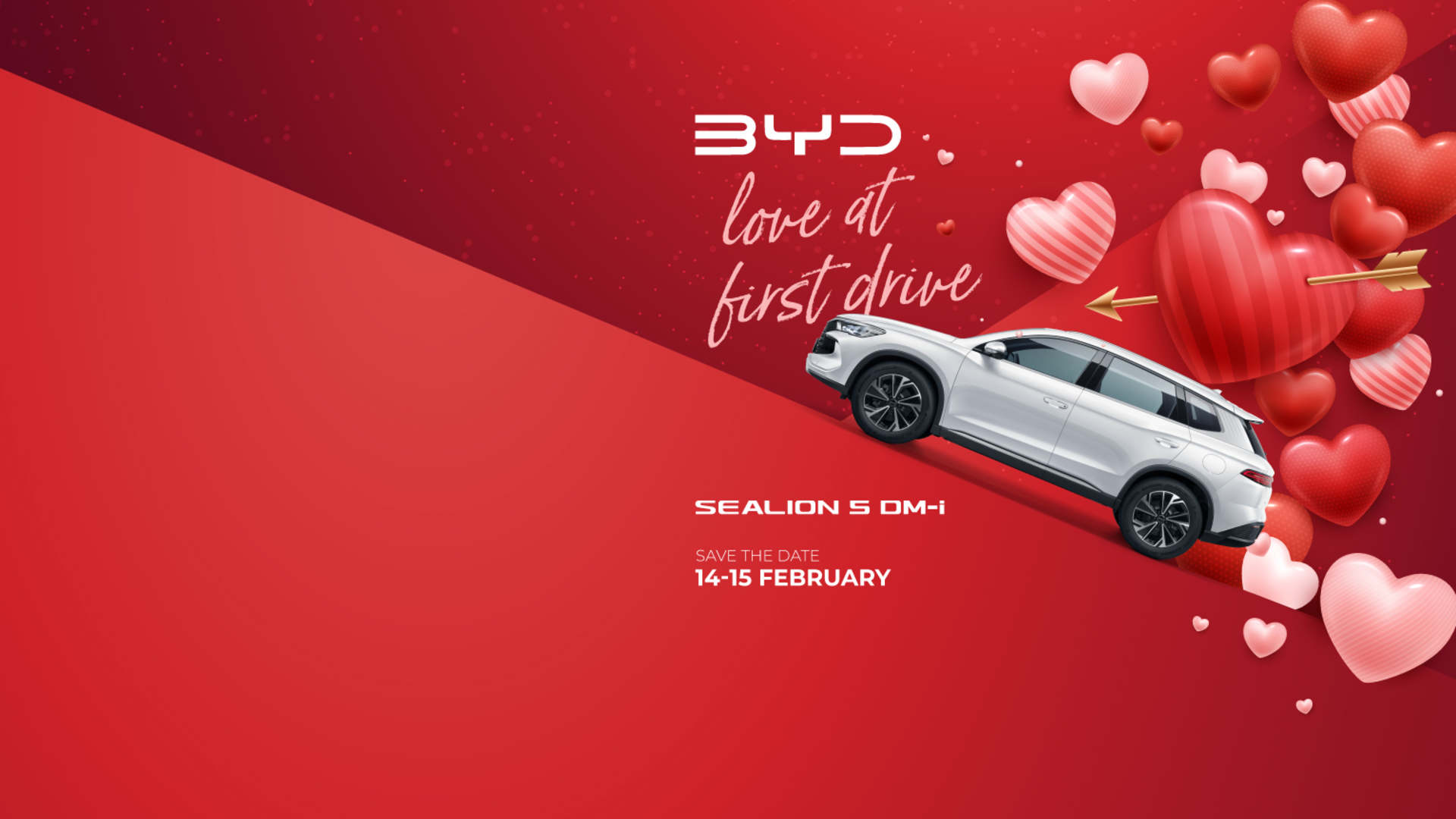 BYD SEALION 5 VALENTINES LAUNCH WEEKEND