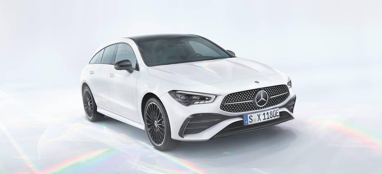 Mercedes CLA Shooting Brake 2023 : trois quarts avant droit