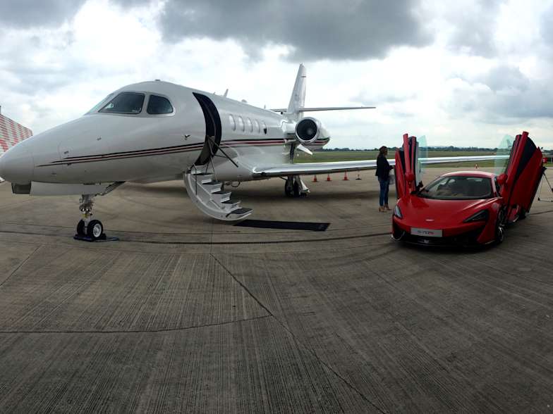Netjets Launch At Manchester Airport Sytner Group Limited