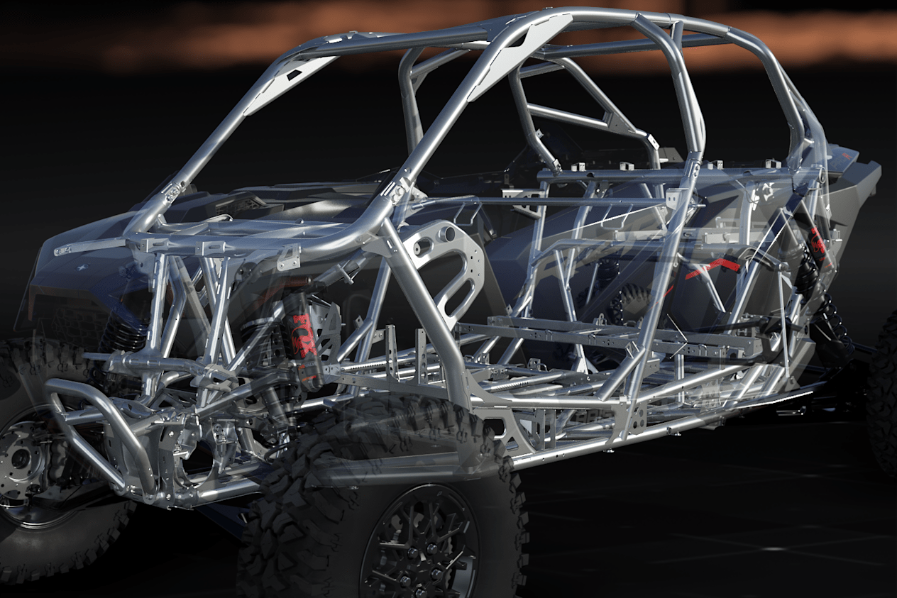 Polaris RZR Turbo R 2023 : châssis tubulaire