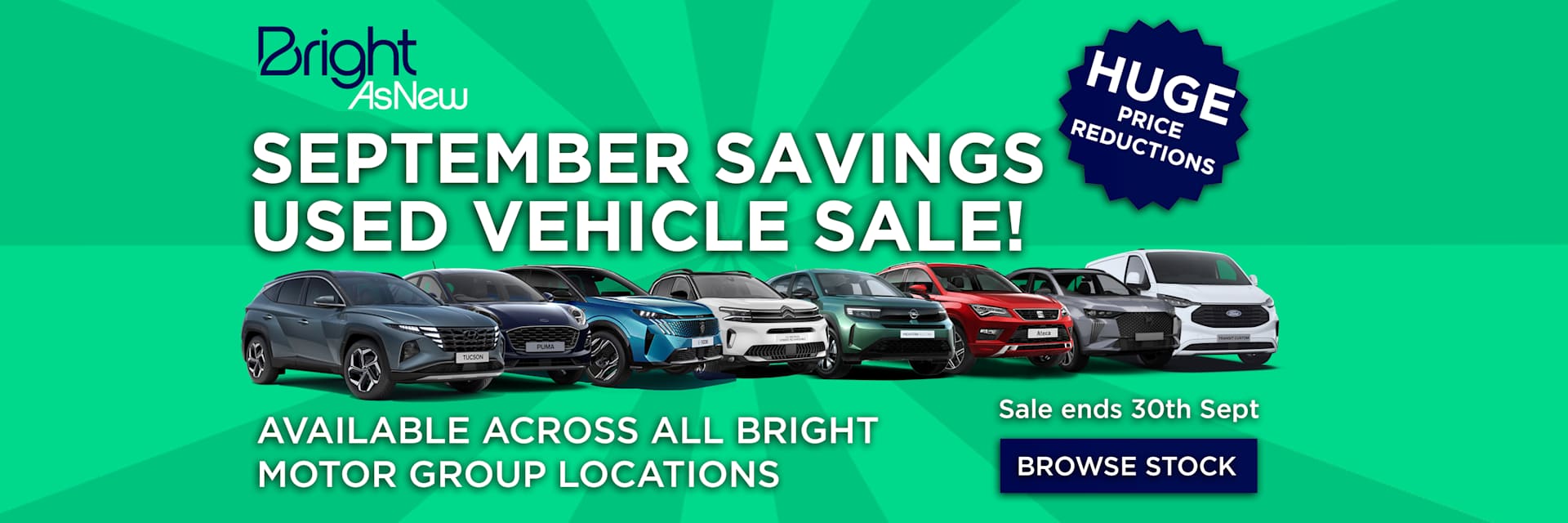 September Savings Used Vehicle Sale