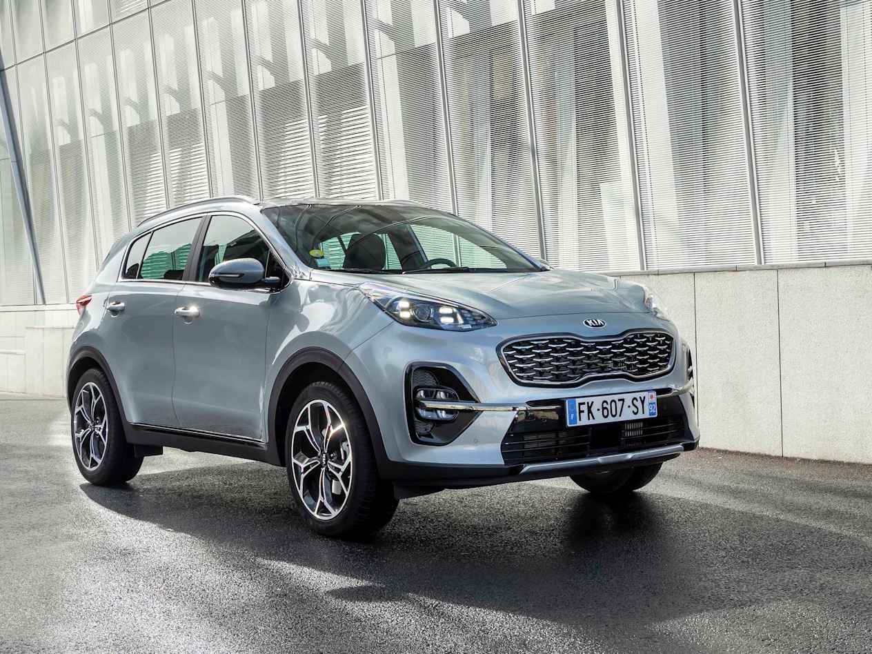 Kia Sportage hybridation légère face avant