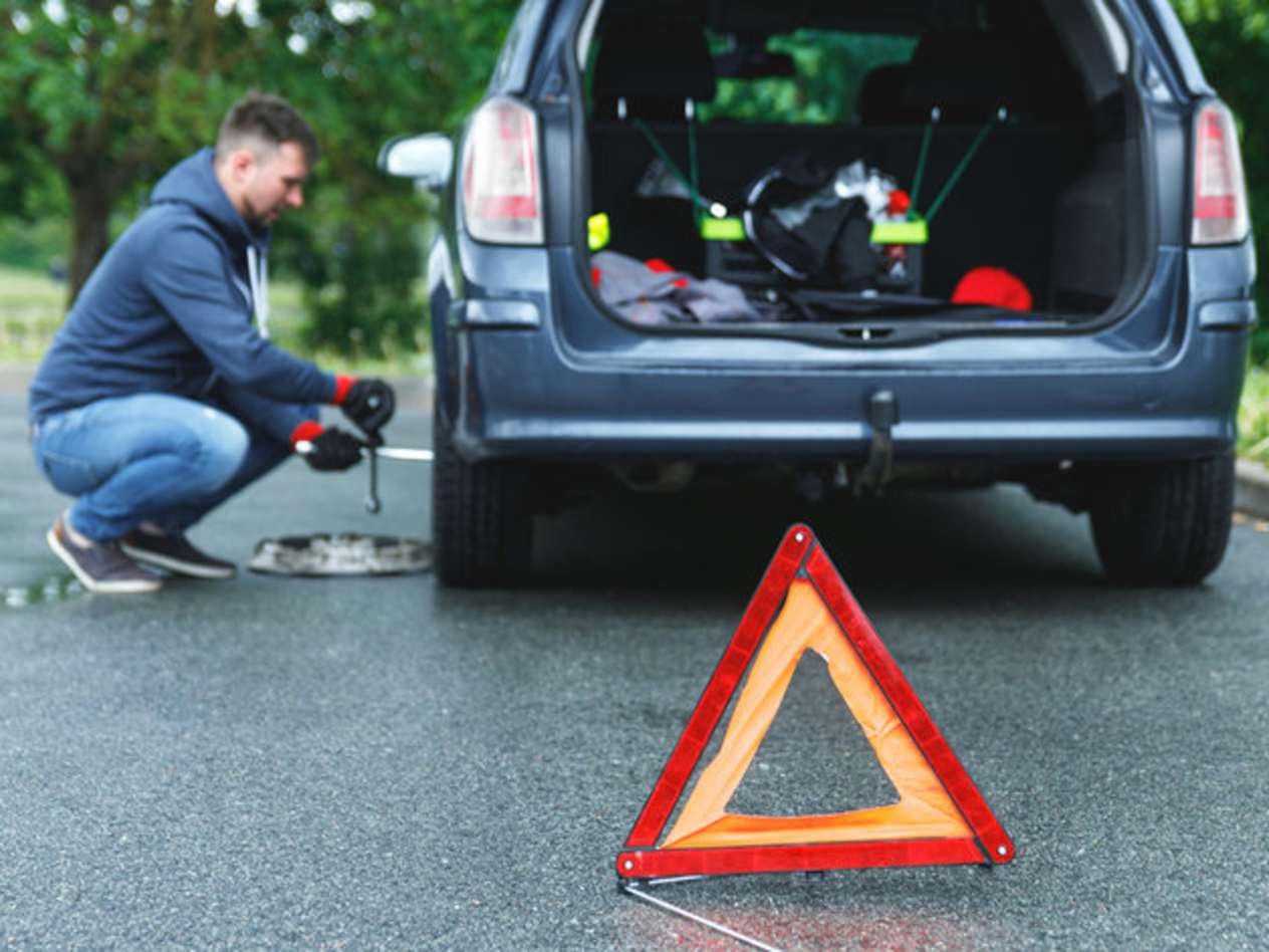 Warning triangle 