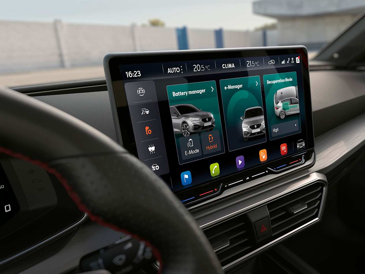 leon interior touchscreen