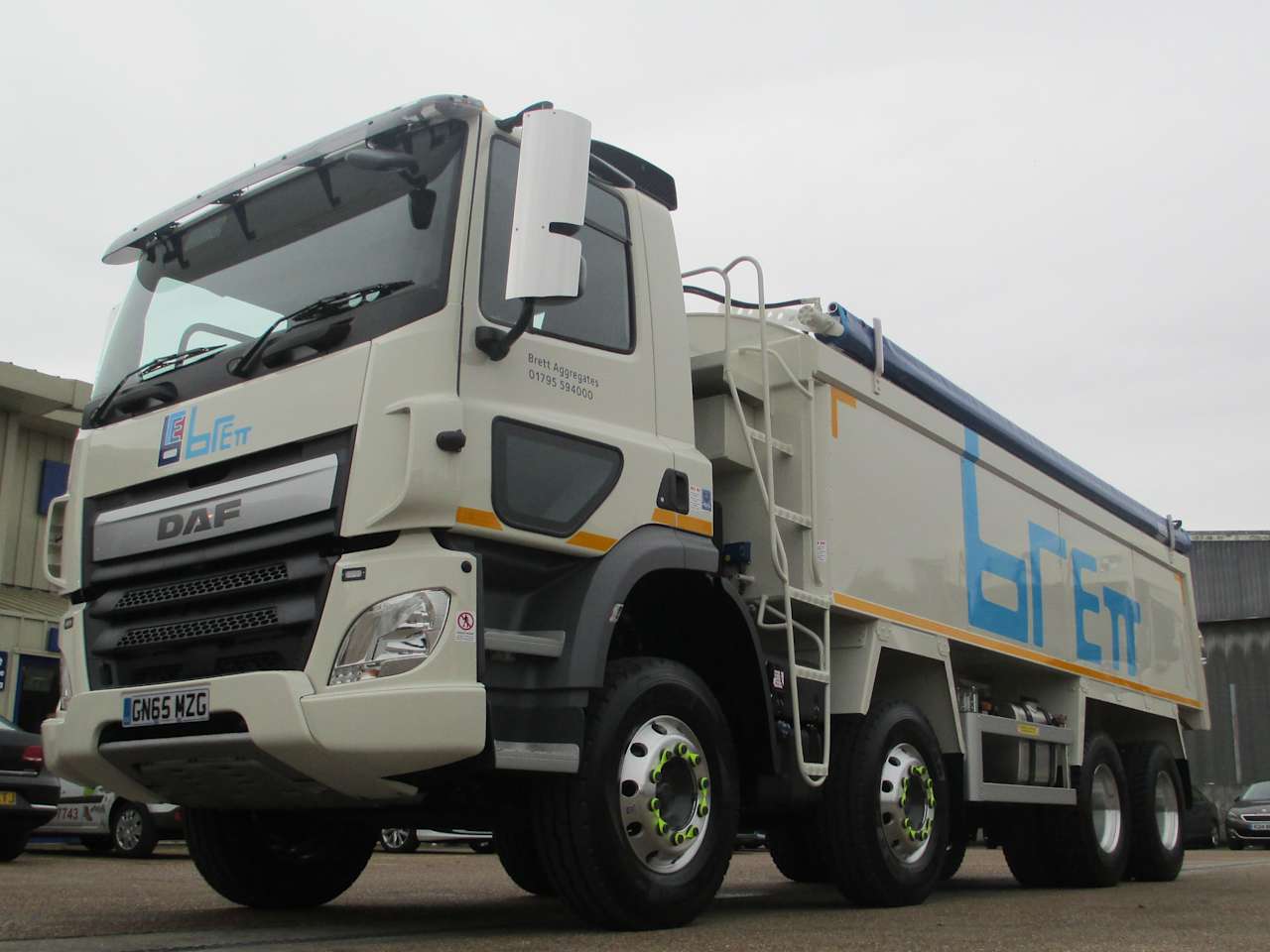 Brett Aggregates take delivery of DAF Trucks with Innovative New Safety Windows