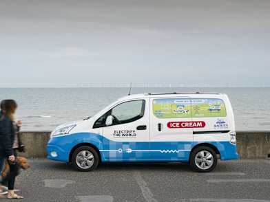 Nissan electric ice cream hot sale van for sale