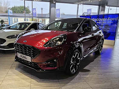 Ford Puma Vivid Ruby Edition In Stock Llandow Rhondda