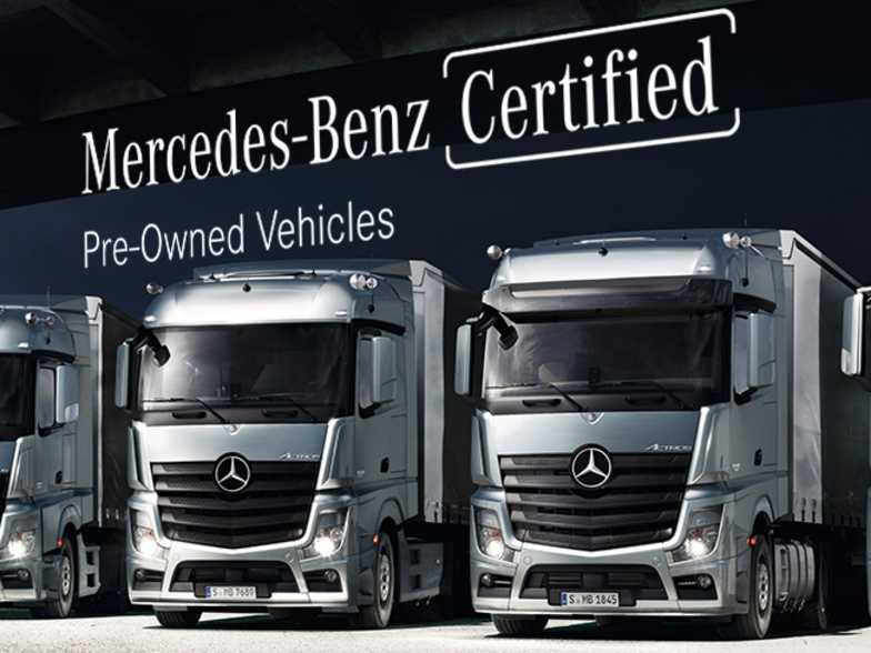 Mercedes Benz Pre Owned Trucks Al Mulla Automobiles Co Commercial Vehicles Division Kuwait
