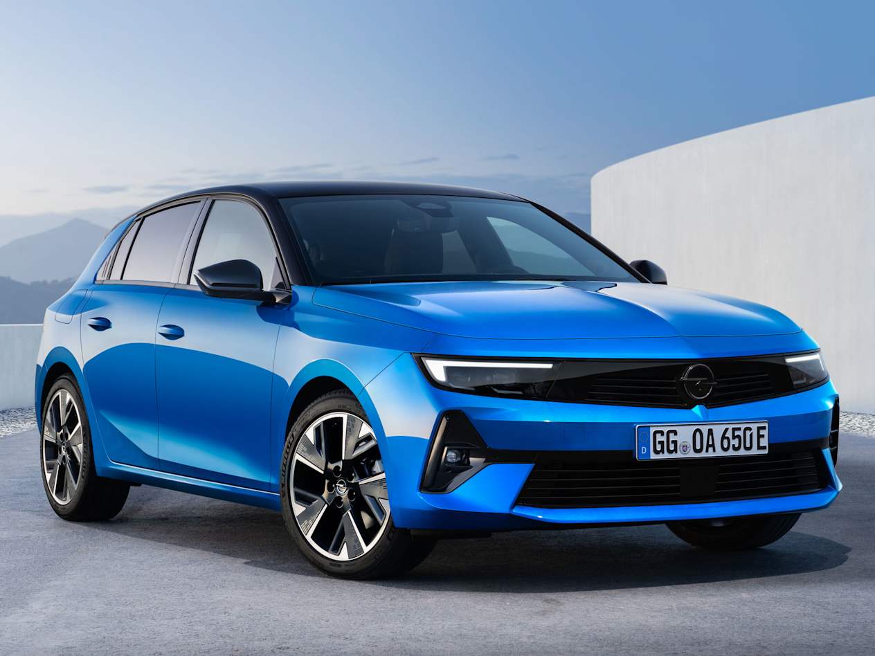 Opel Astra Electric : Trois quart avant