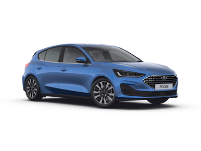 Image of a Ford Focus Titanium in Desert Island Blue