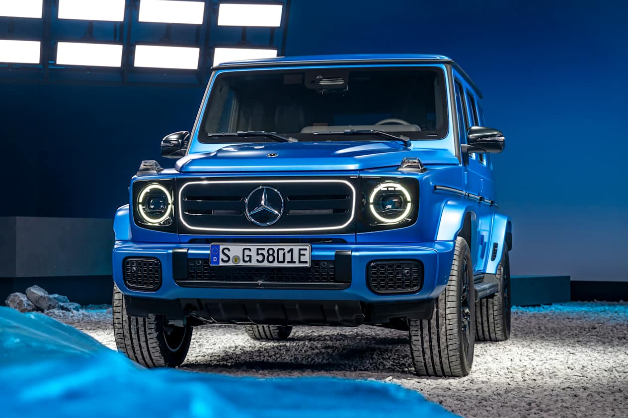 Mercedes Classe G 580 Electrique 2024 Edition One : face avant statique