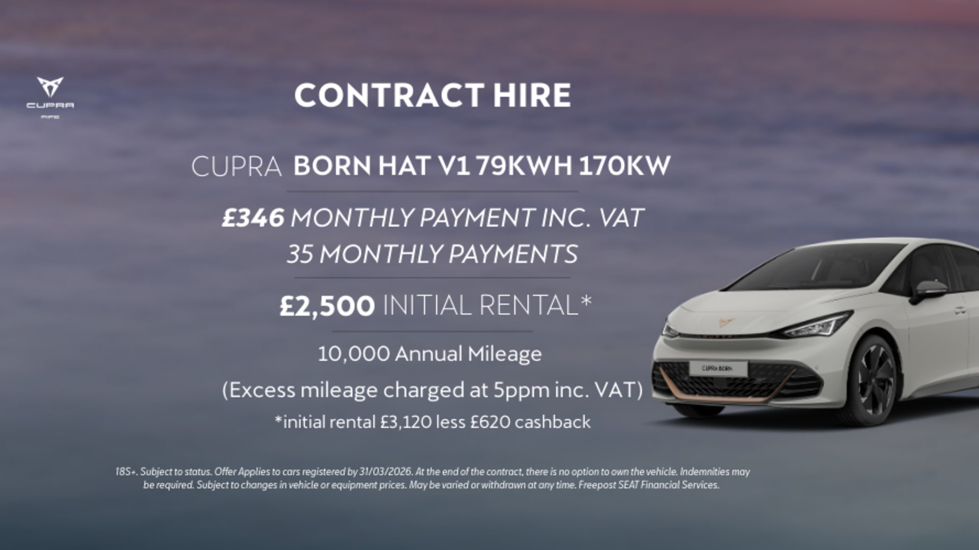CUPRA Born Contract Hire