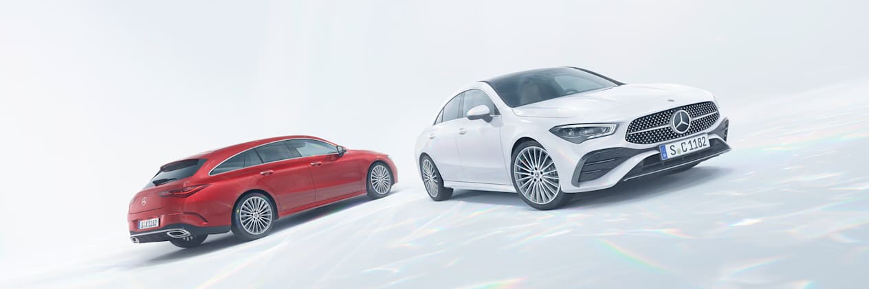 Mercedes CLA 2023 coupé et shooting brake