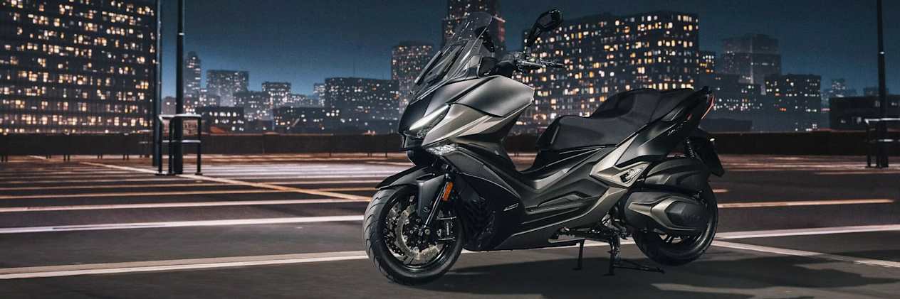 Kymco Xciting VS 400 2024  : profil gauche statique