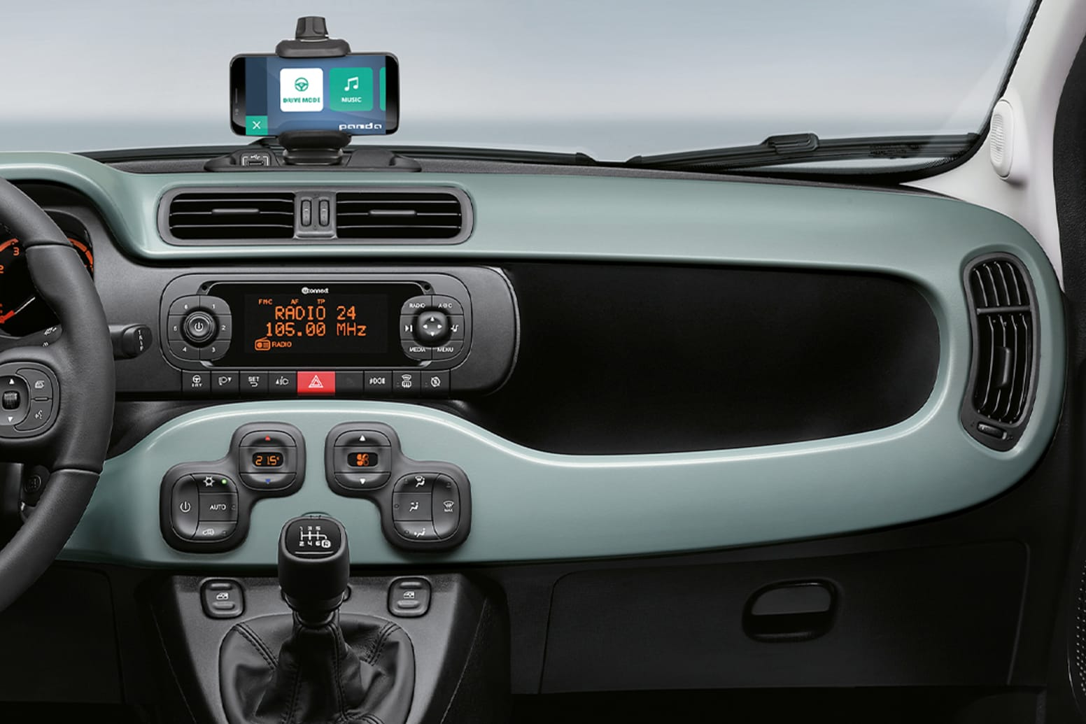 Fiat Panda Hybrid Interior Dashboard