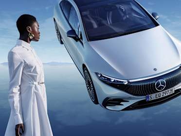 Used mercedes online electric car