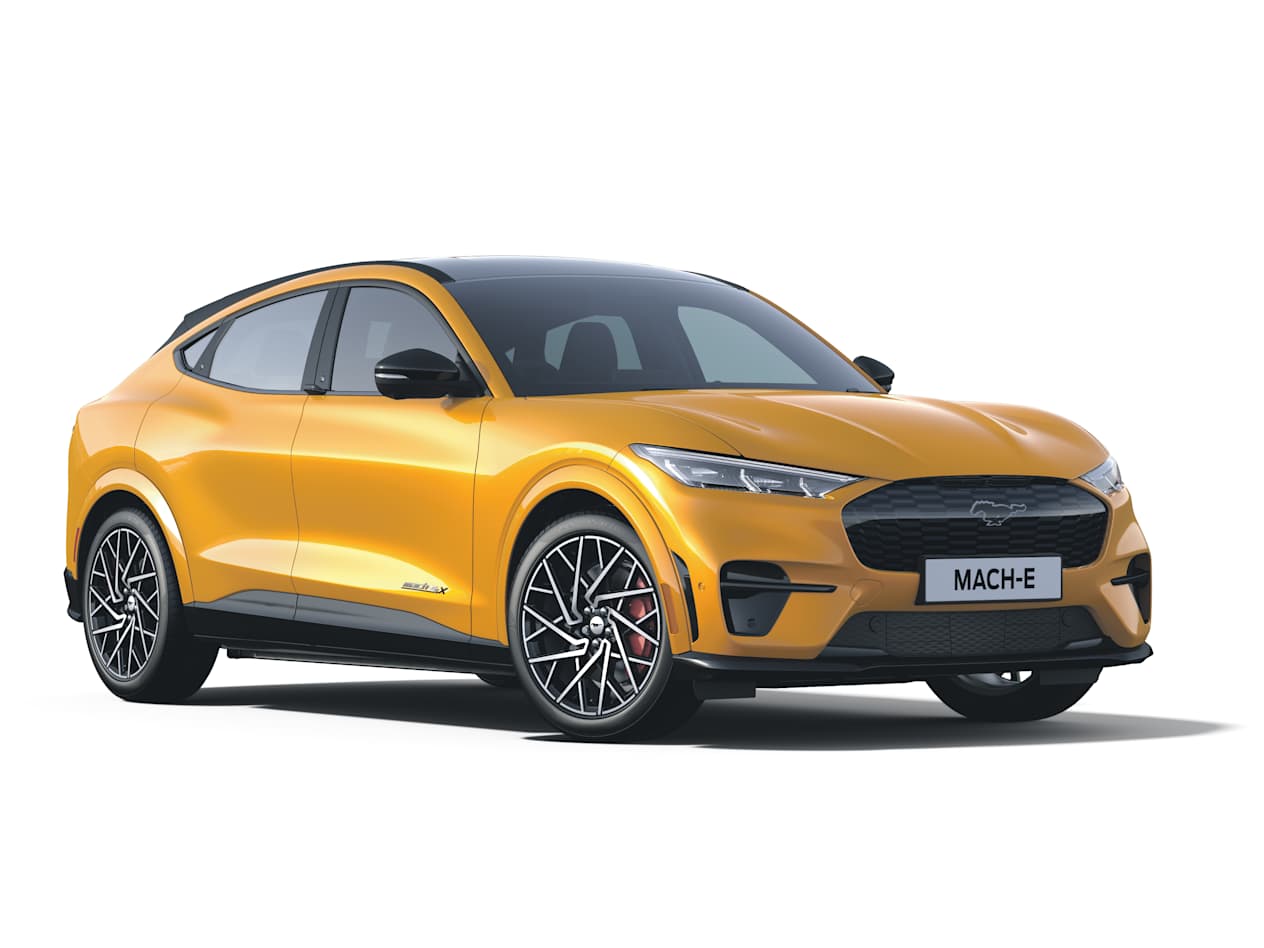Image of the Mustang Mach-E GT in Cyber Orange