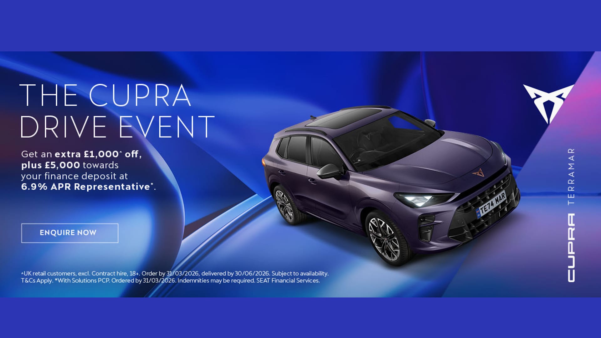 Cupra Drive event Terramar