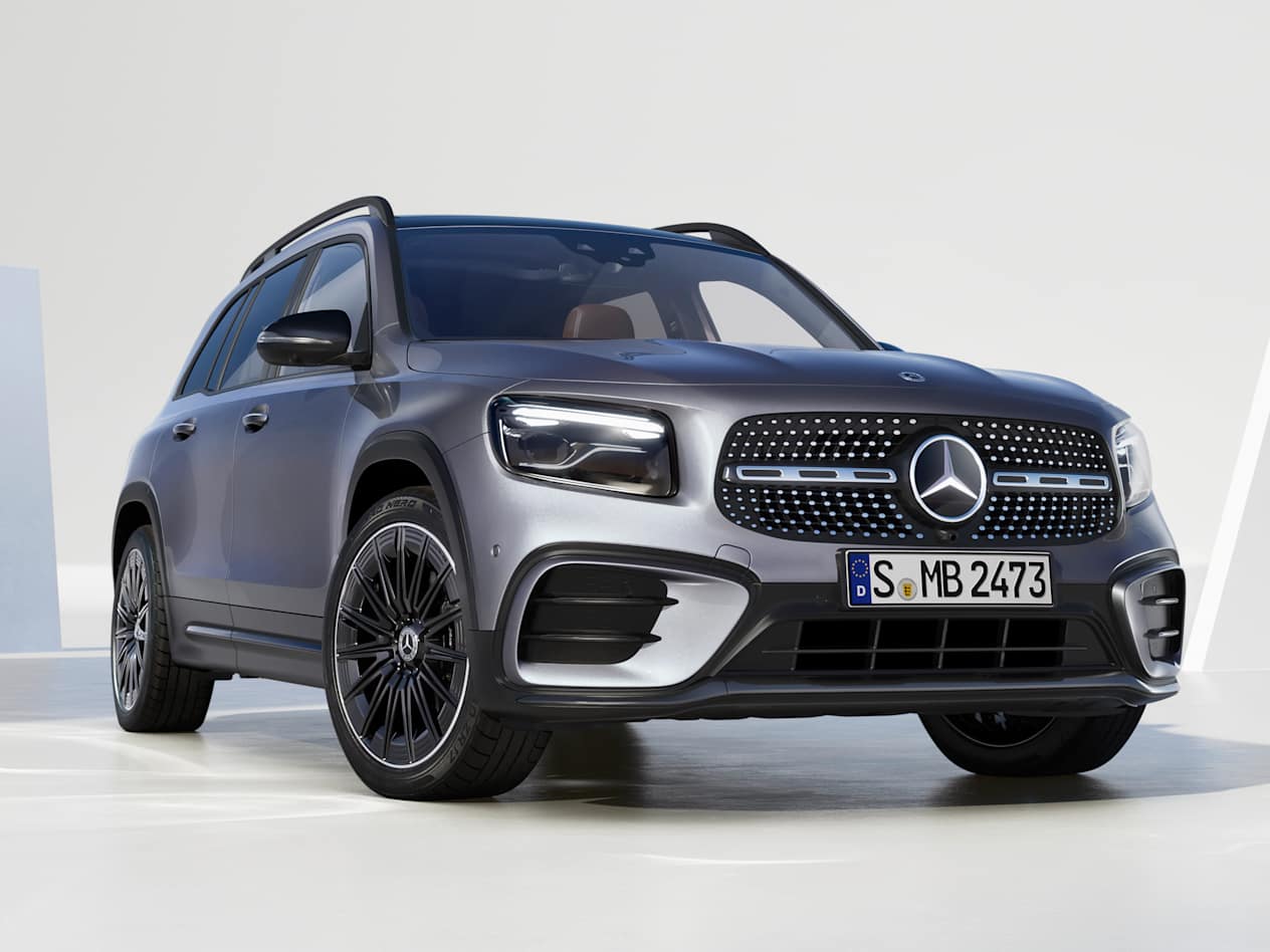 Mercedes GLB 2023 trois quarts avant droit