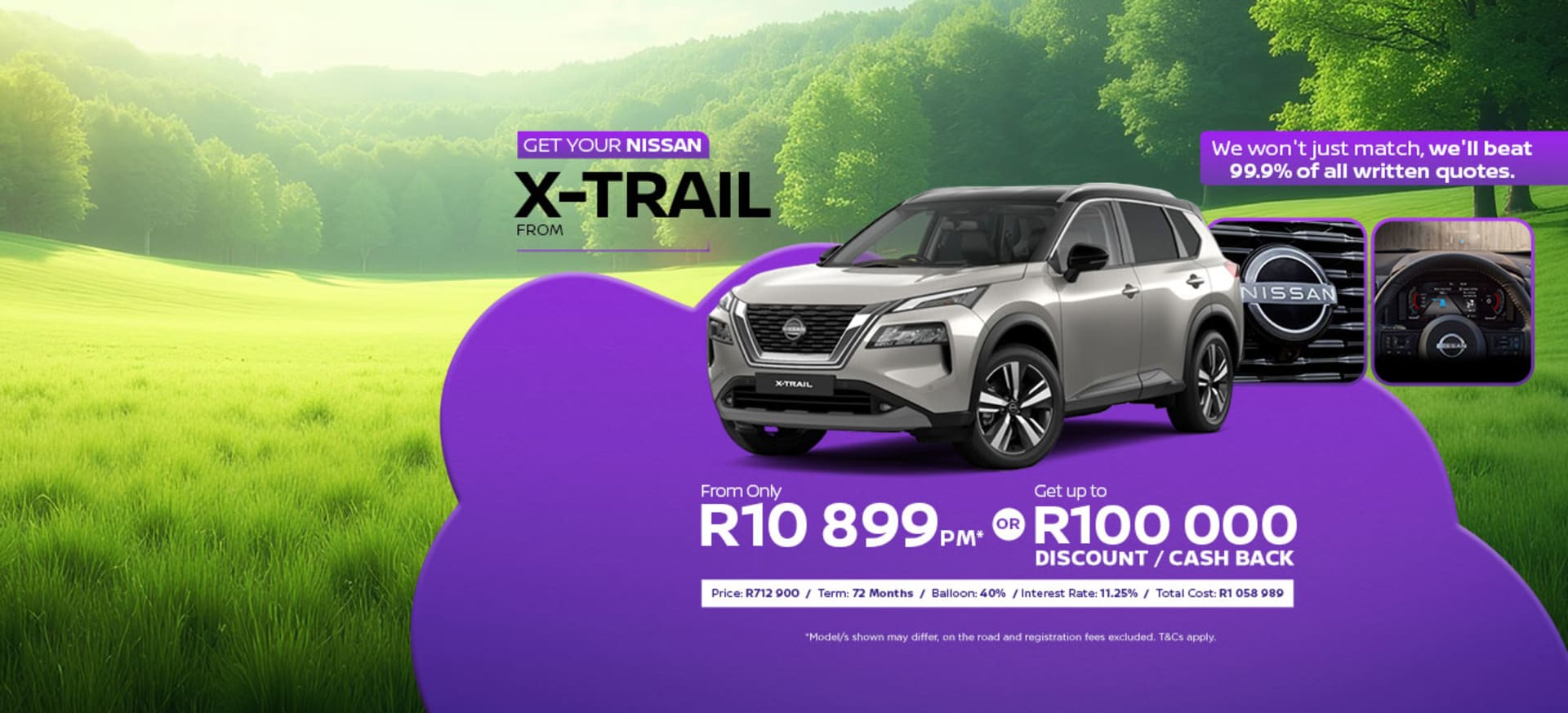 New Nissan X-Trail Offer From R10 899pm* 
