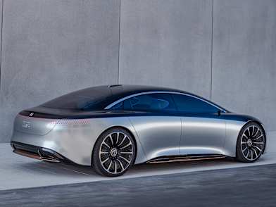 Lasting beauty that moves Mercedes Benz Vision EQS Blackburn