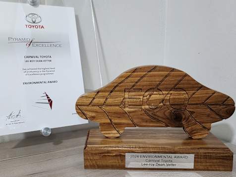 Carnival Toyota Wins Eco-Friendly Dealer Award