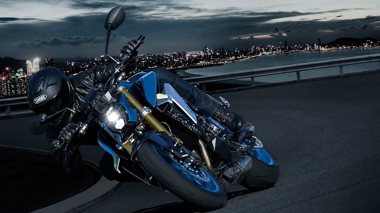 Suzuki GSX-S1000 en virage