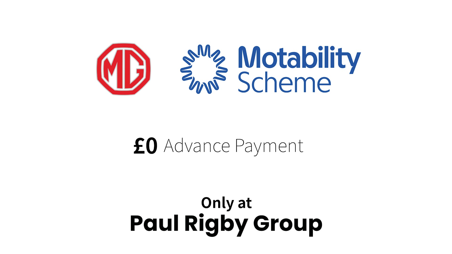 MG Motability Paul Rigby Group
