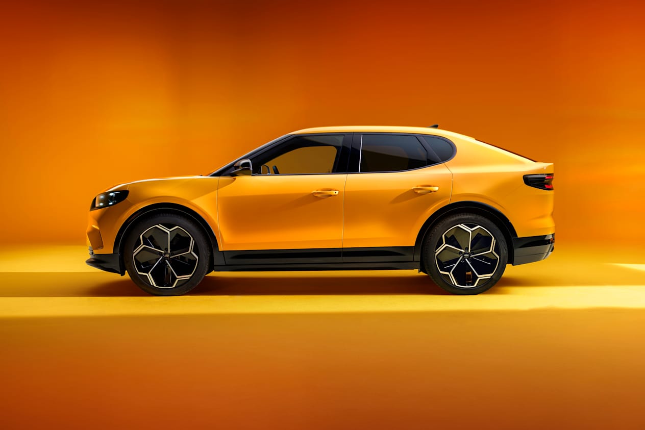 All-New Ford Electric Capri in Vivid Yellow