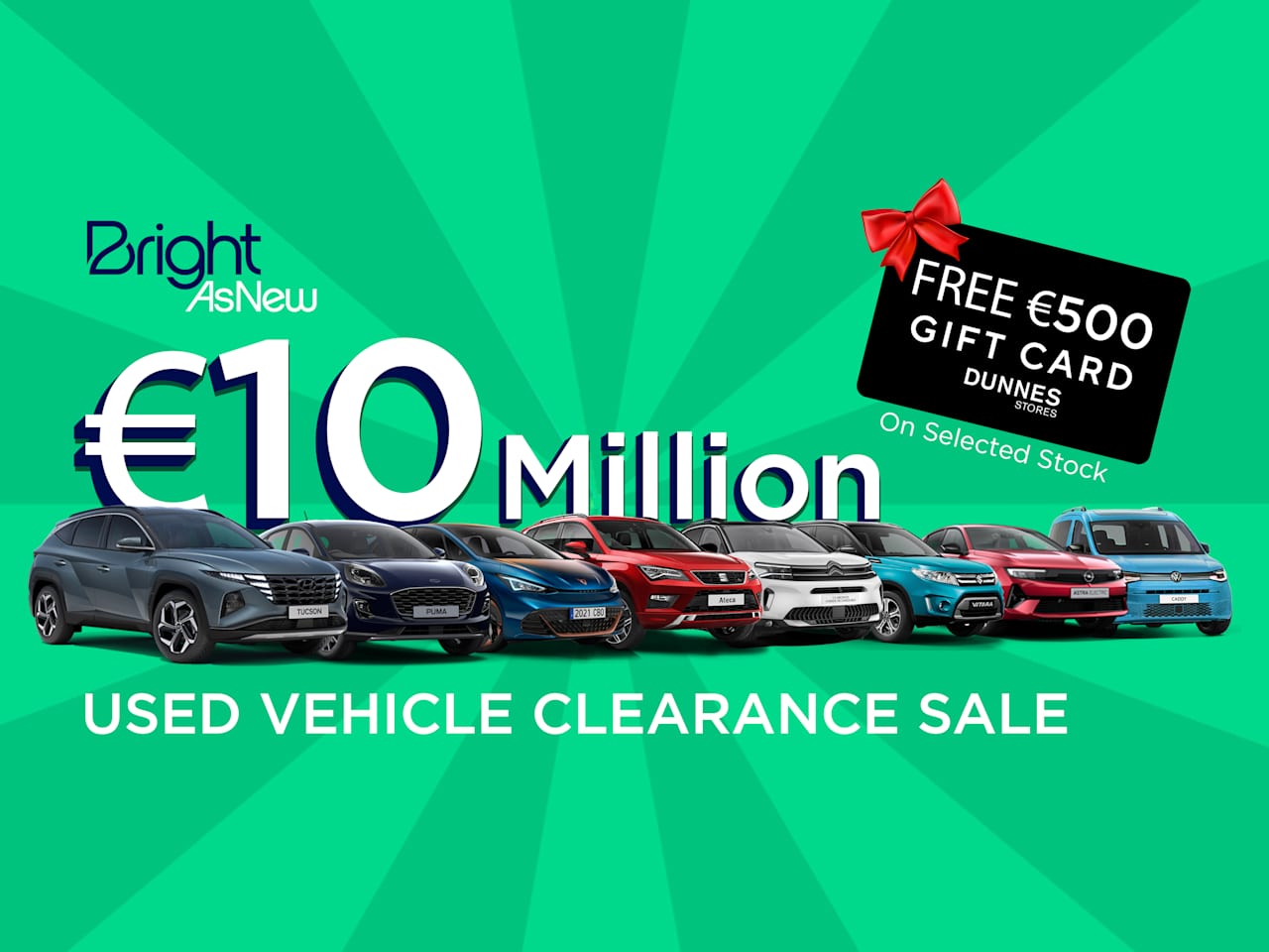 €10 Million Used Vehicle Clearance Sale