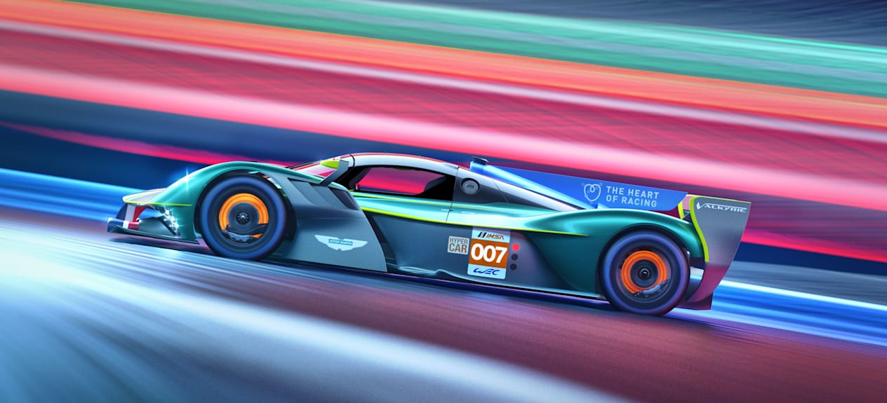 aston martin Valkyrie profil
