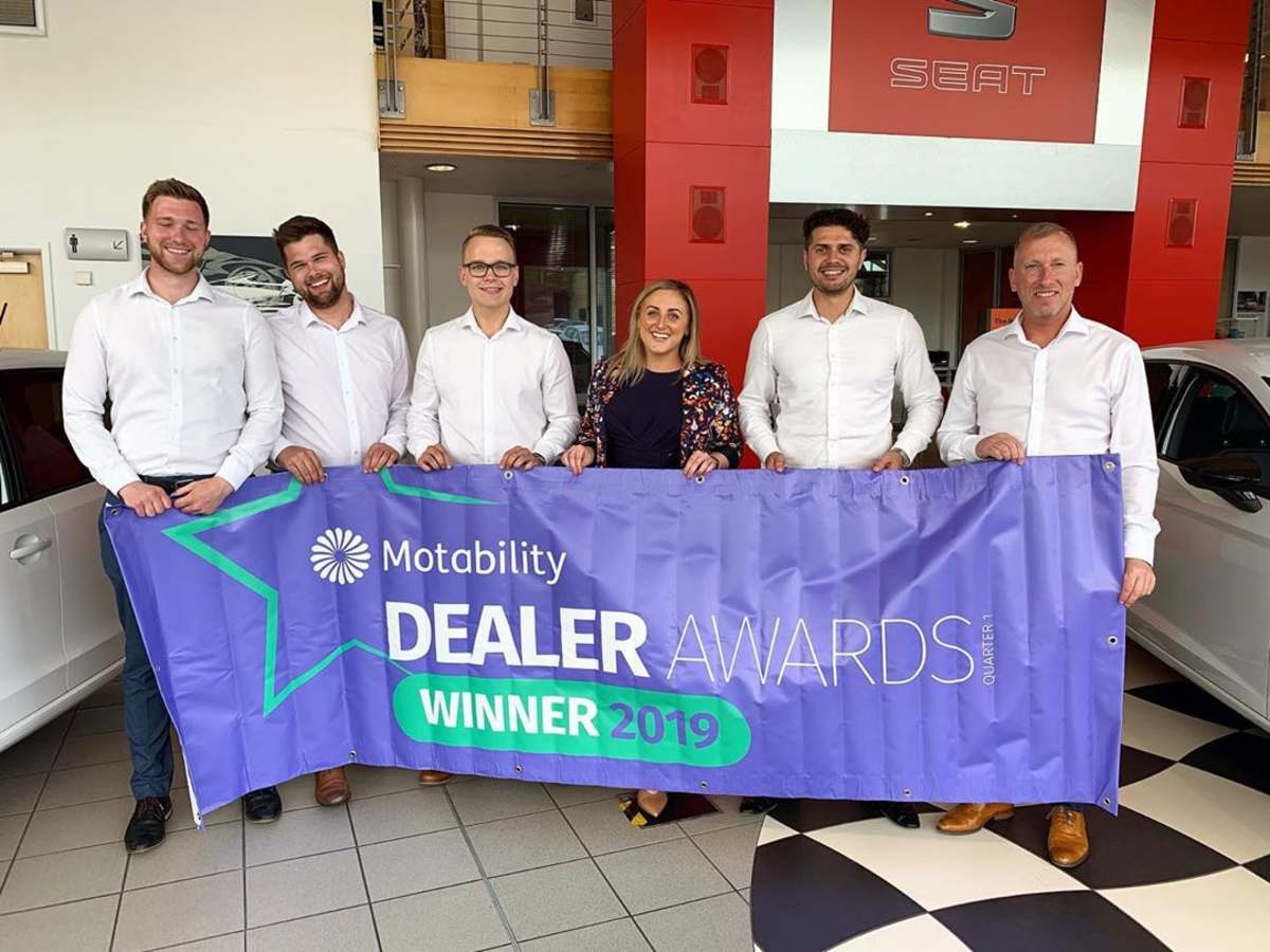 Huddersfield SEAT Celebrate Motability Award