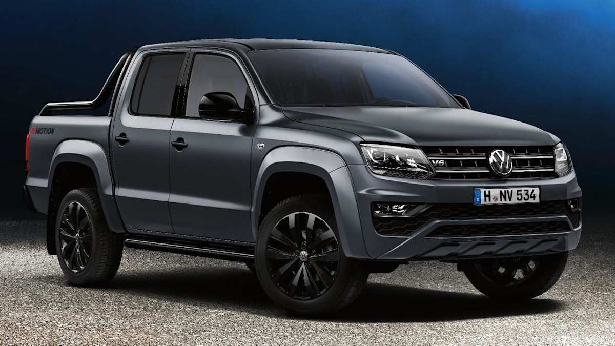 Amarok Black Edition models open for order on 1 October