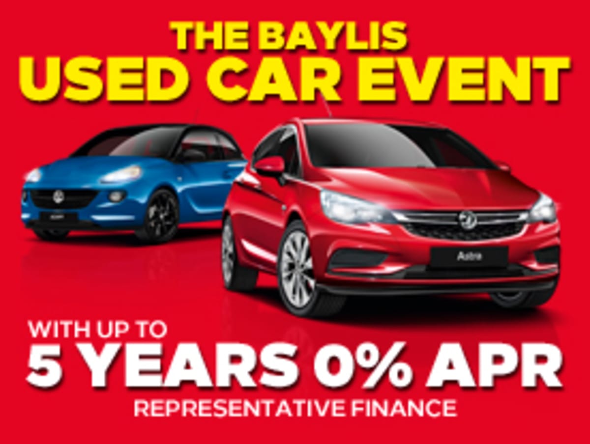 Used Car Event Up To 5 Years 0 Apr Finance Baylis Group