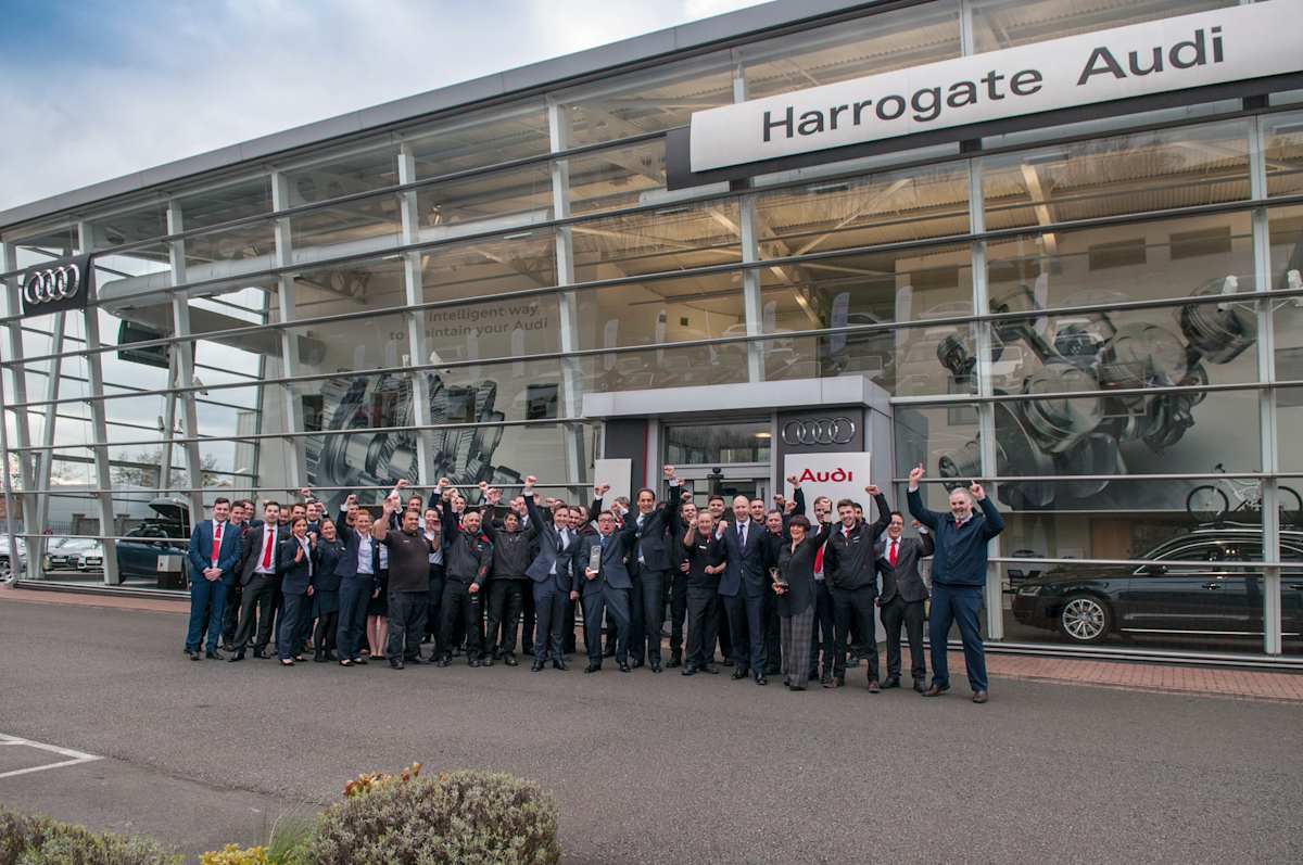 Harrogate Audi awarded the 'Audi Centre of the Year 2015