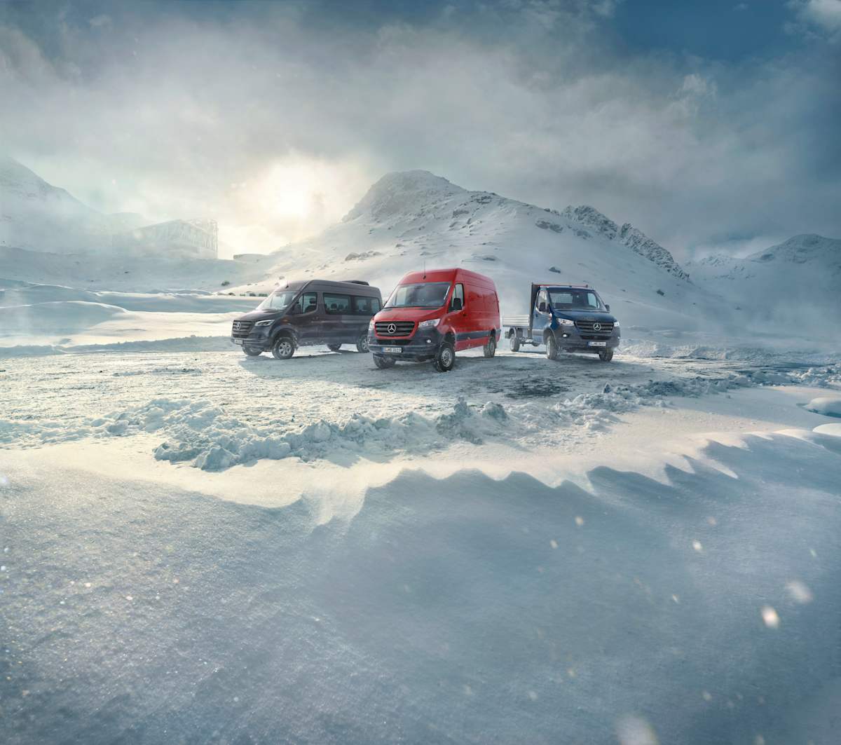 4x4 firehjulstrekk | nyttekjøretøy og varebiler | Mercedes-Benz