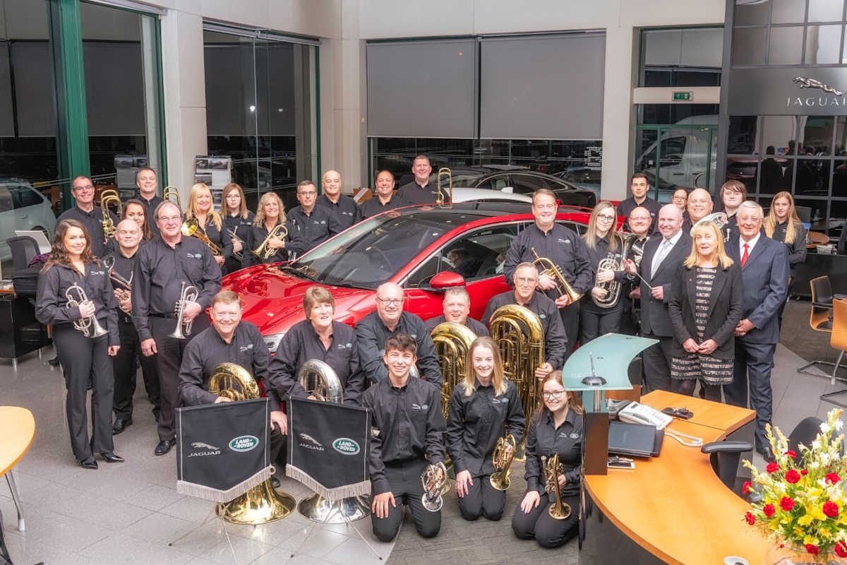 Guy Salmon Support The Jaguar Land Rover Band