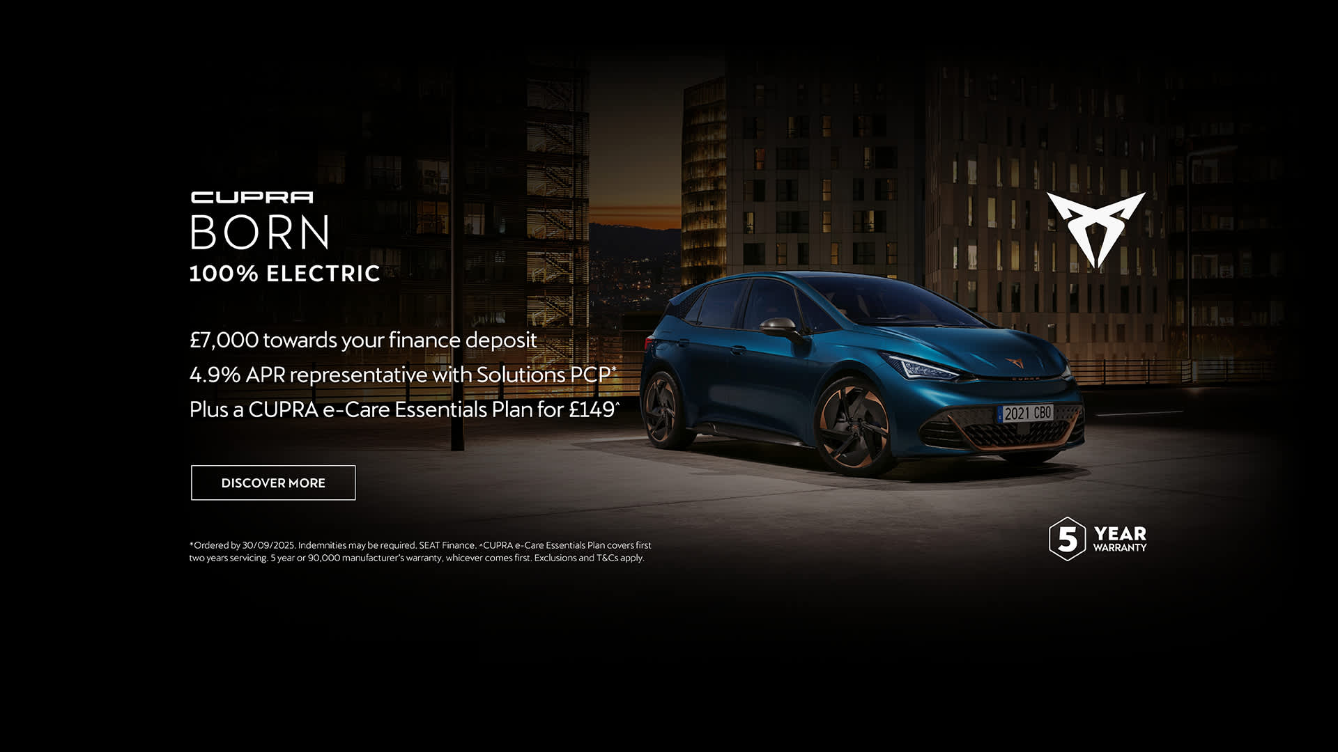 CUPRA Born Finance Offer