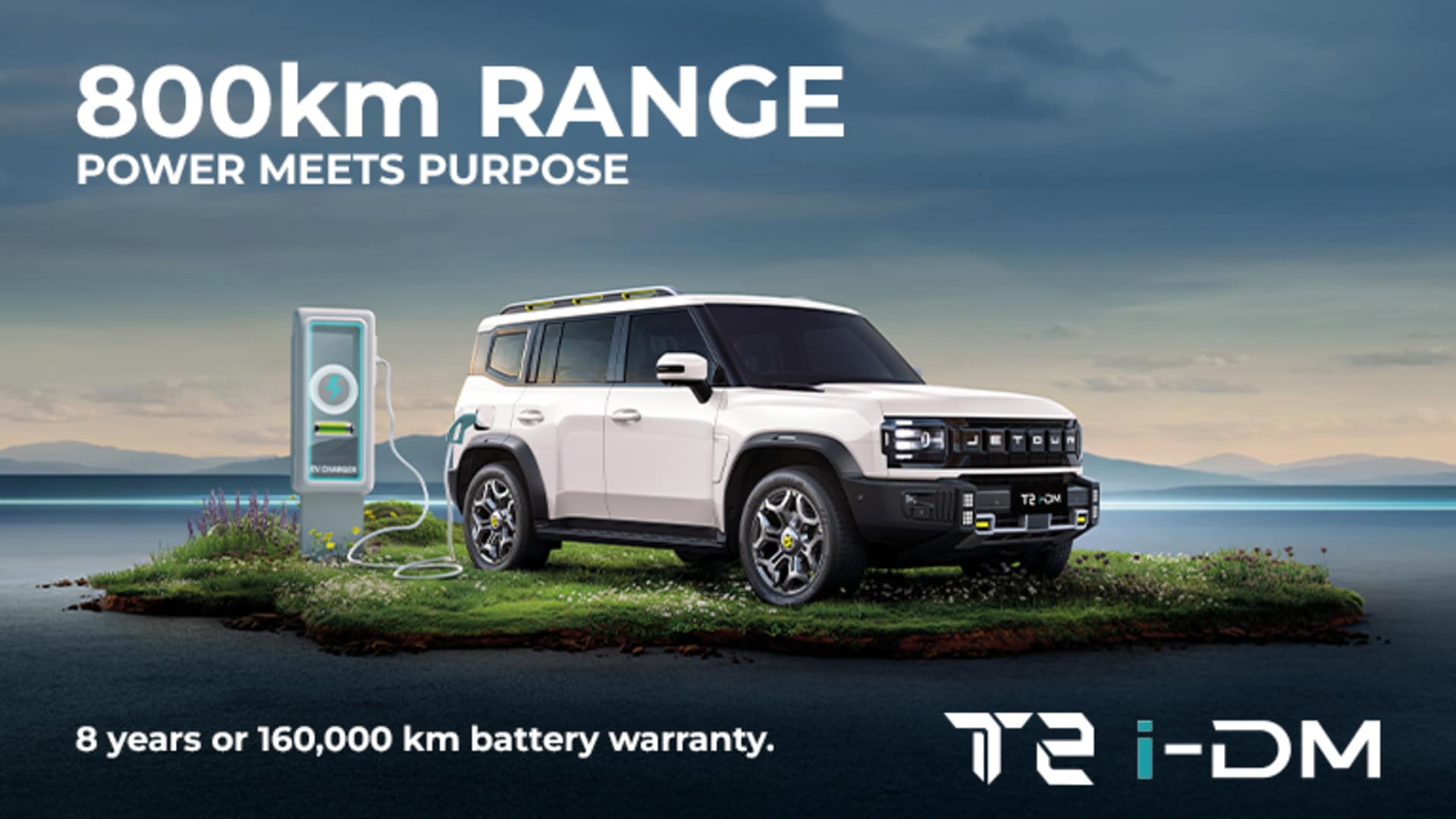 The Jetour T2 IDM offers the latest Plug-in Hybrid technology and stands out as a capable off-road car.