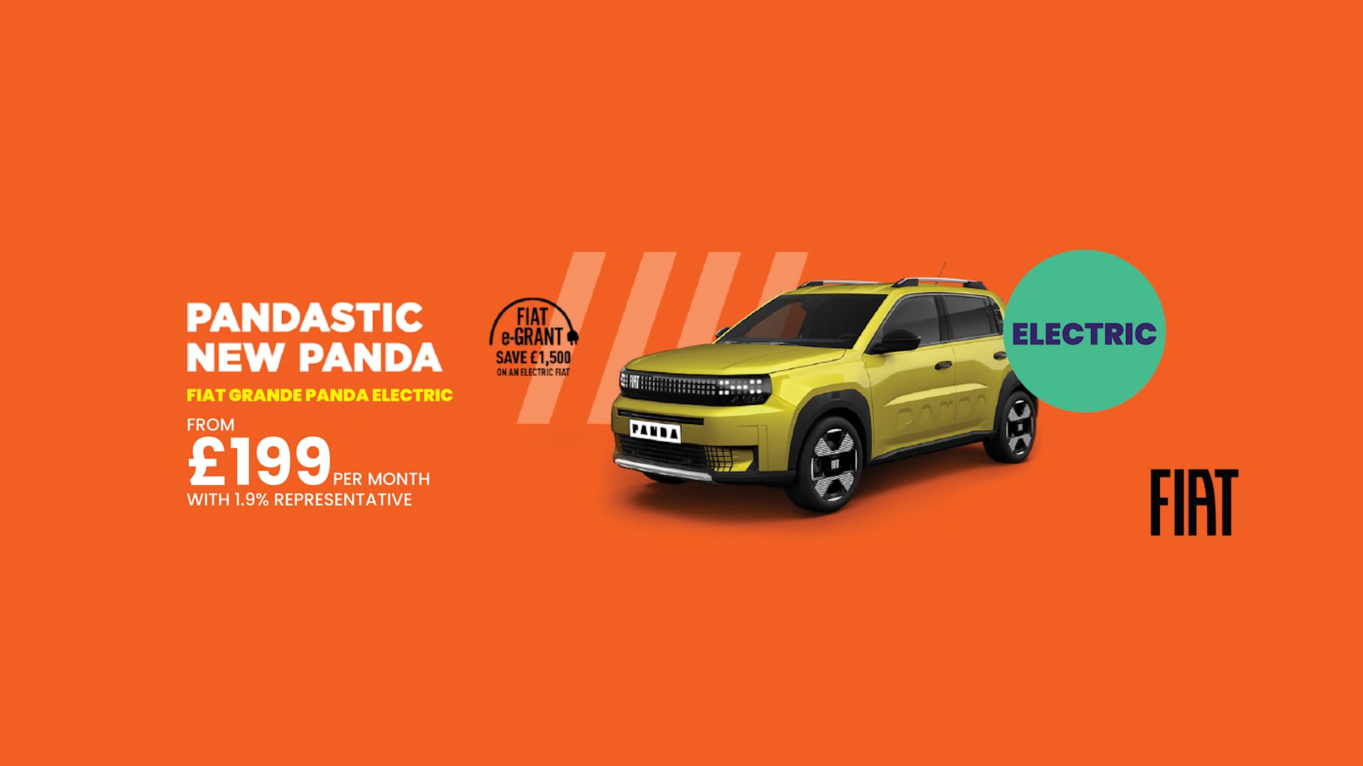 FIAT GRANDE PANDA ELECTRIC FROM £199