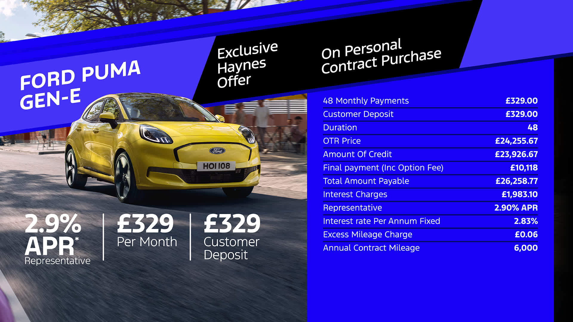 Ford Puma Gen-E Select Offer