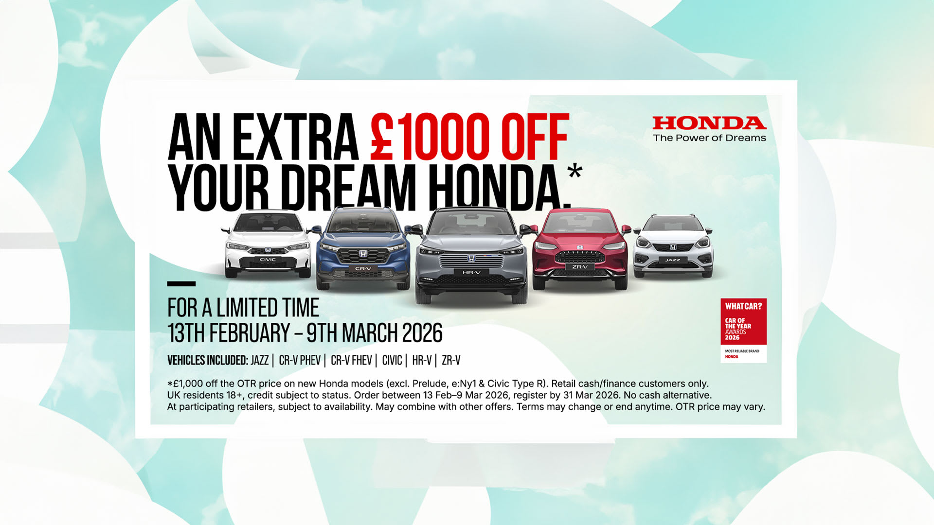 Dream Bigger Sale Event 