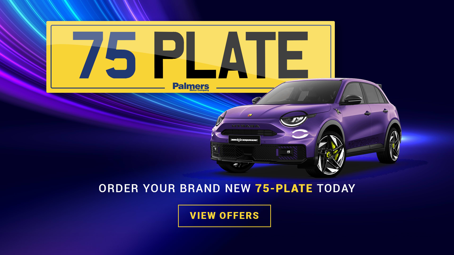 Brand New 75 Plate 