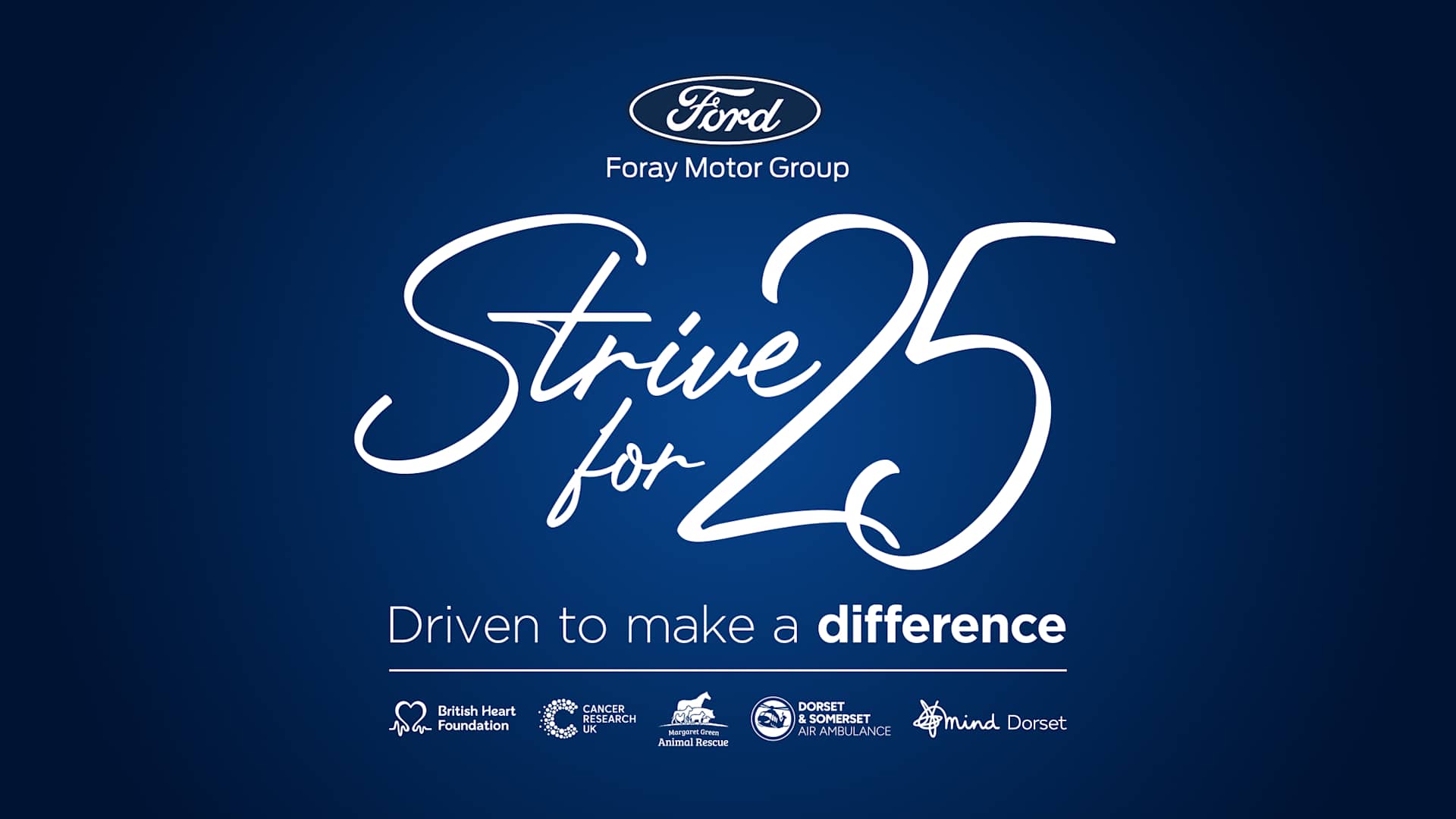 Foray Motor Group Strive for 25 | Raising £25,000 for Charity