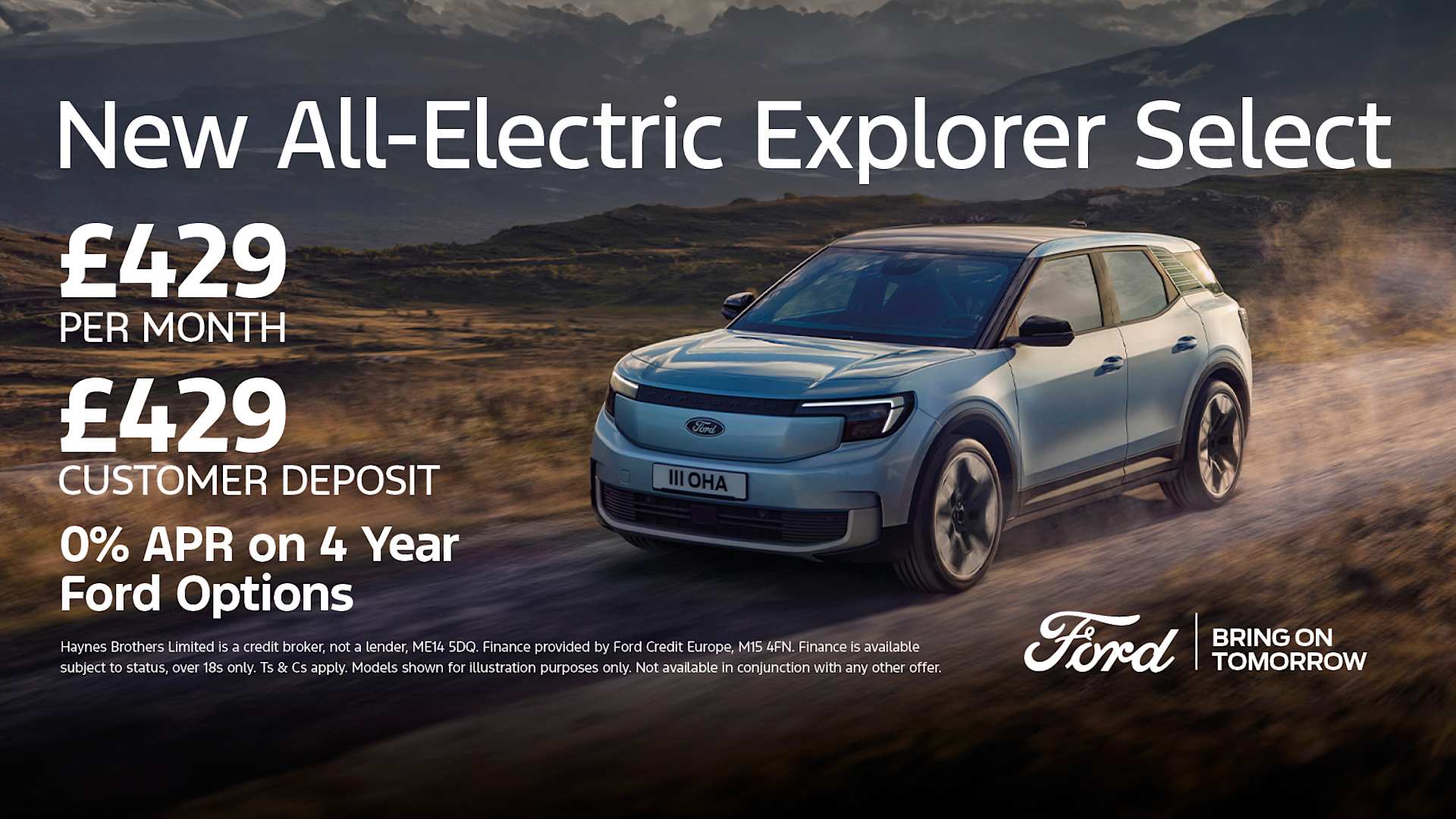 New Explorer Offer