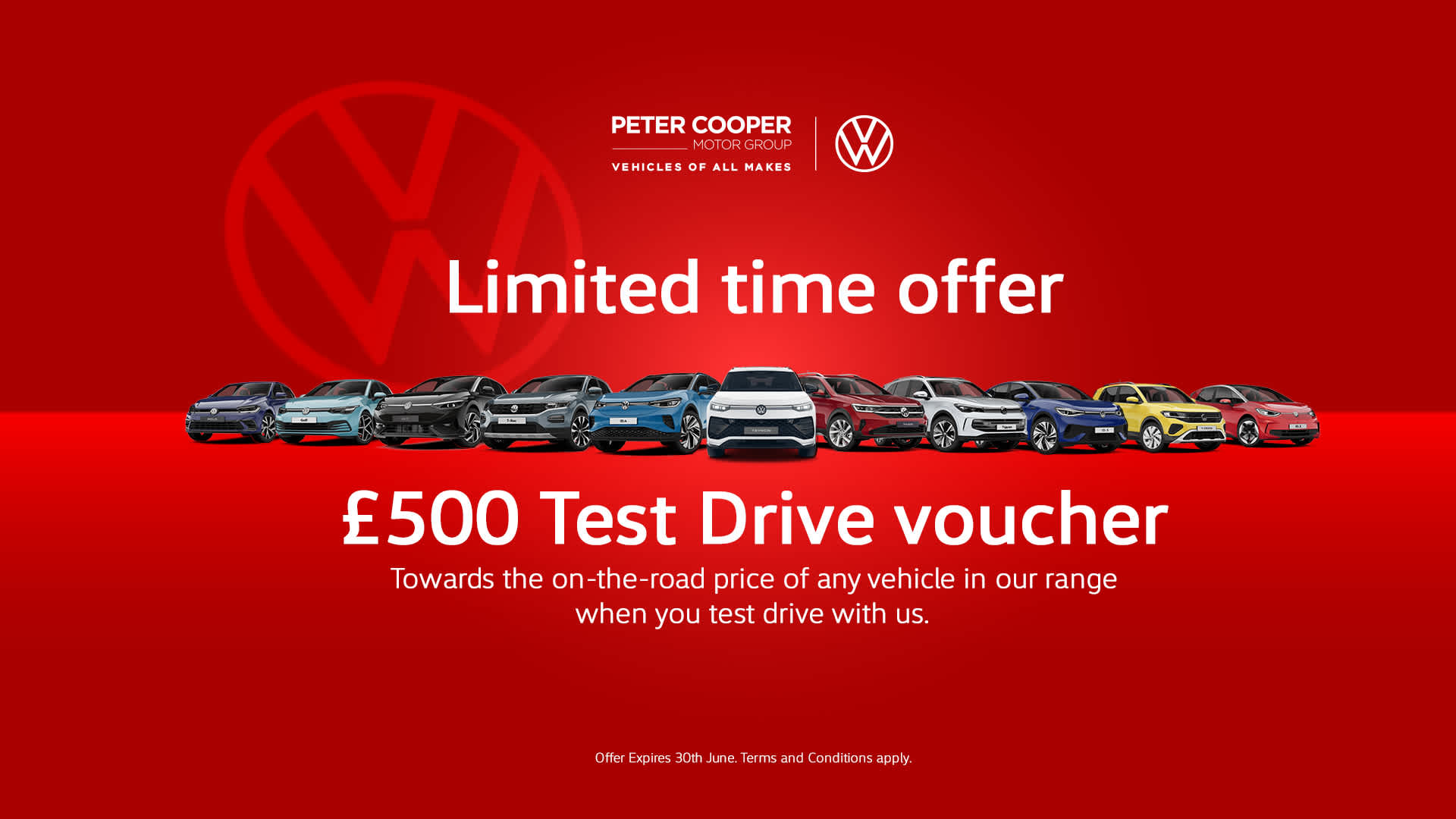 £500 Test Drive Voucher 