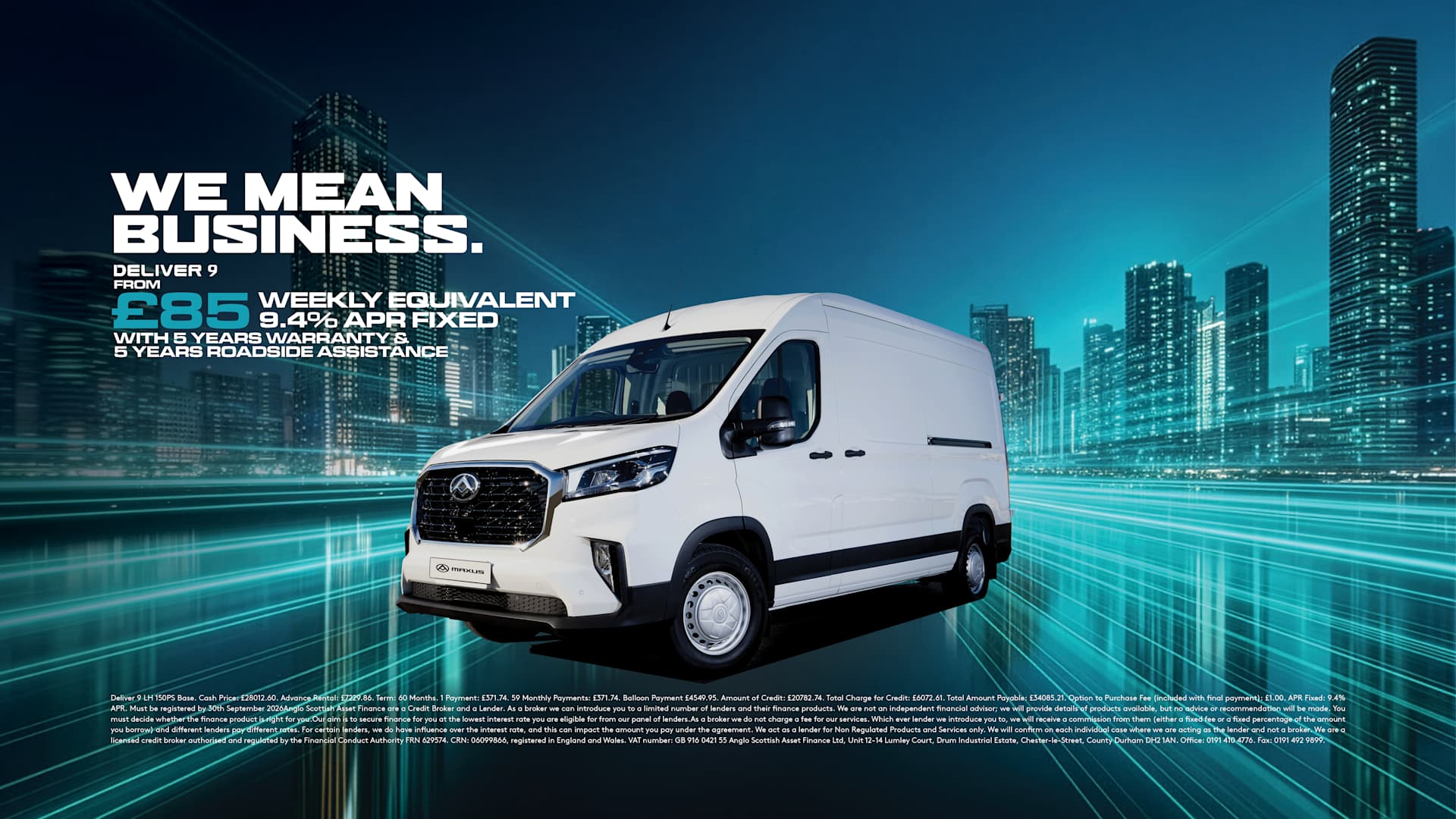 Maxus D9 - We Mean Business